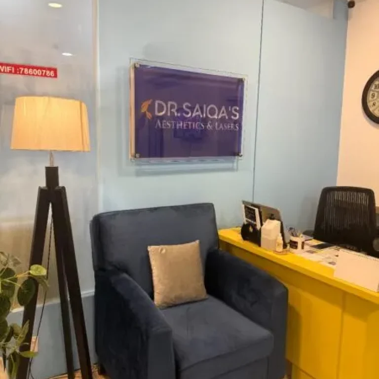 Professional aesthetic treatment at Dr. Saiqa Aesthetics clinic in Bahria Town Rawalpindi